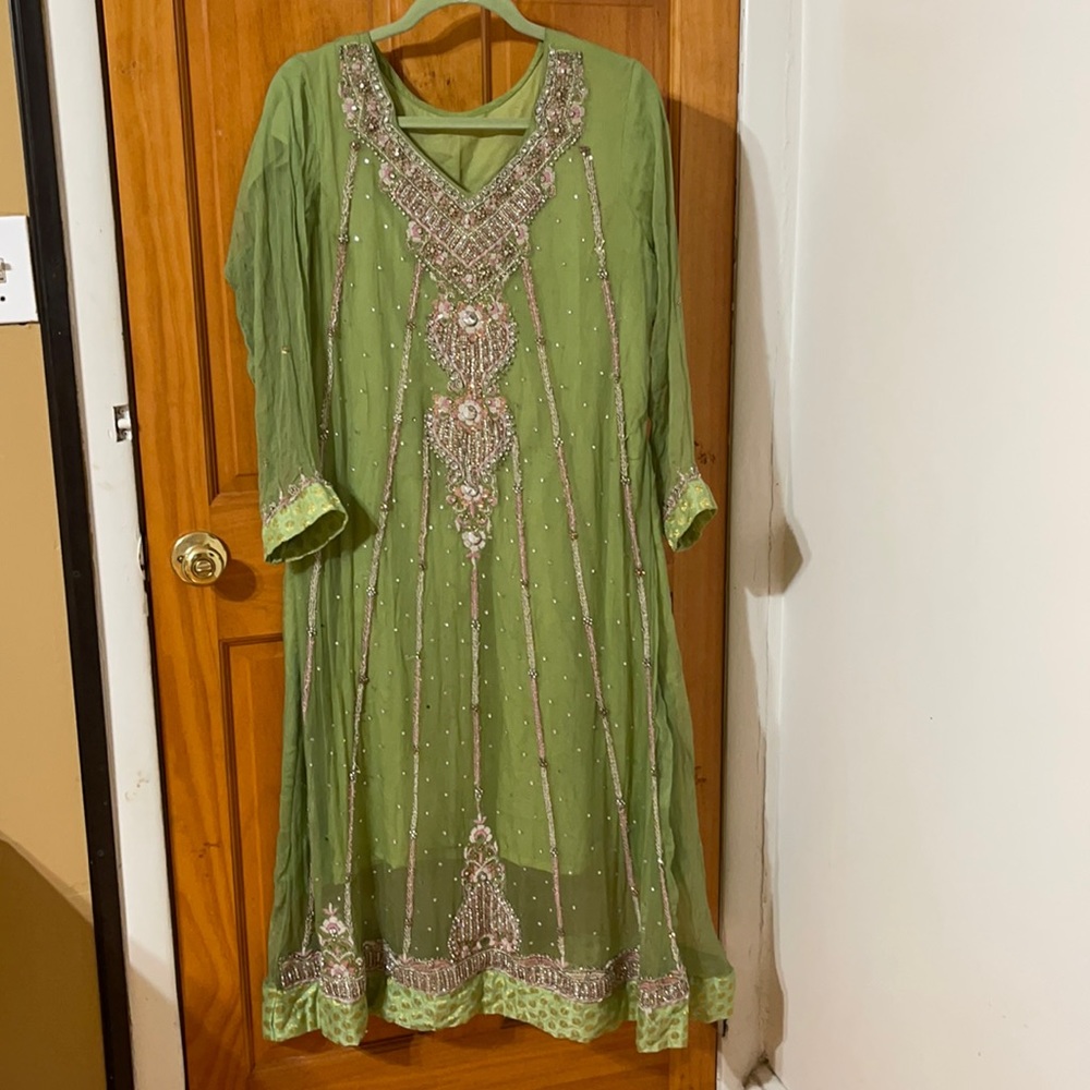 Pakistani Heavy embroidery 3pc dress